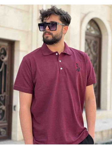 تیشرت جودون ترک یقه دار کد 906